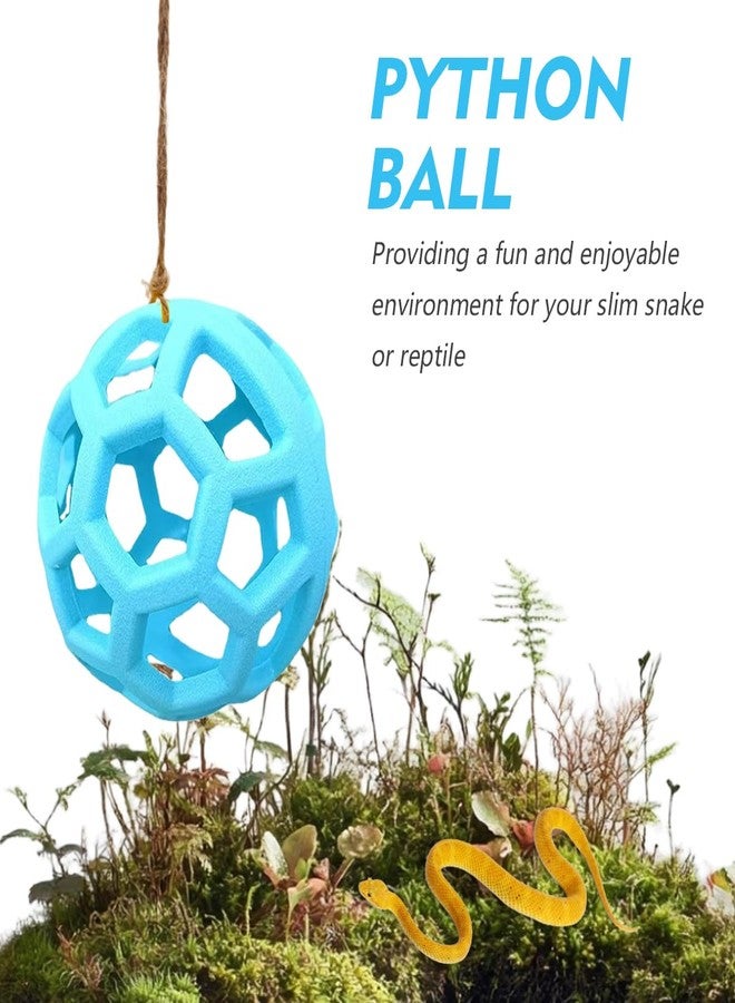 MAGNEECH Slim Snake Ball Python Accessories Reptile Climbing Ball Python Playground Climbing Toys (Blue) - Image 4